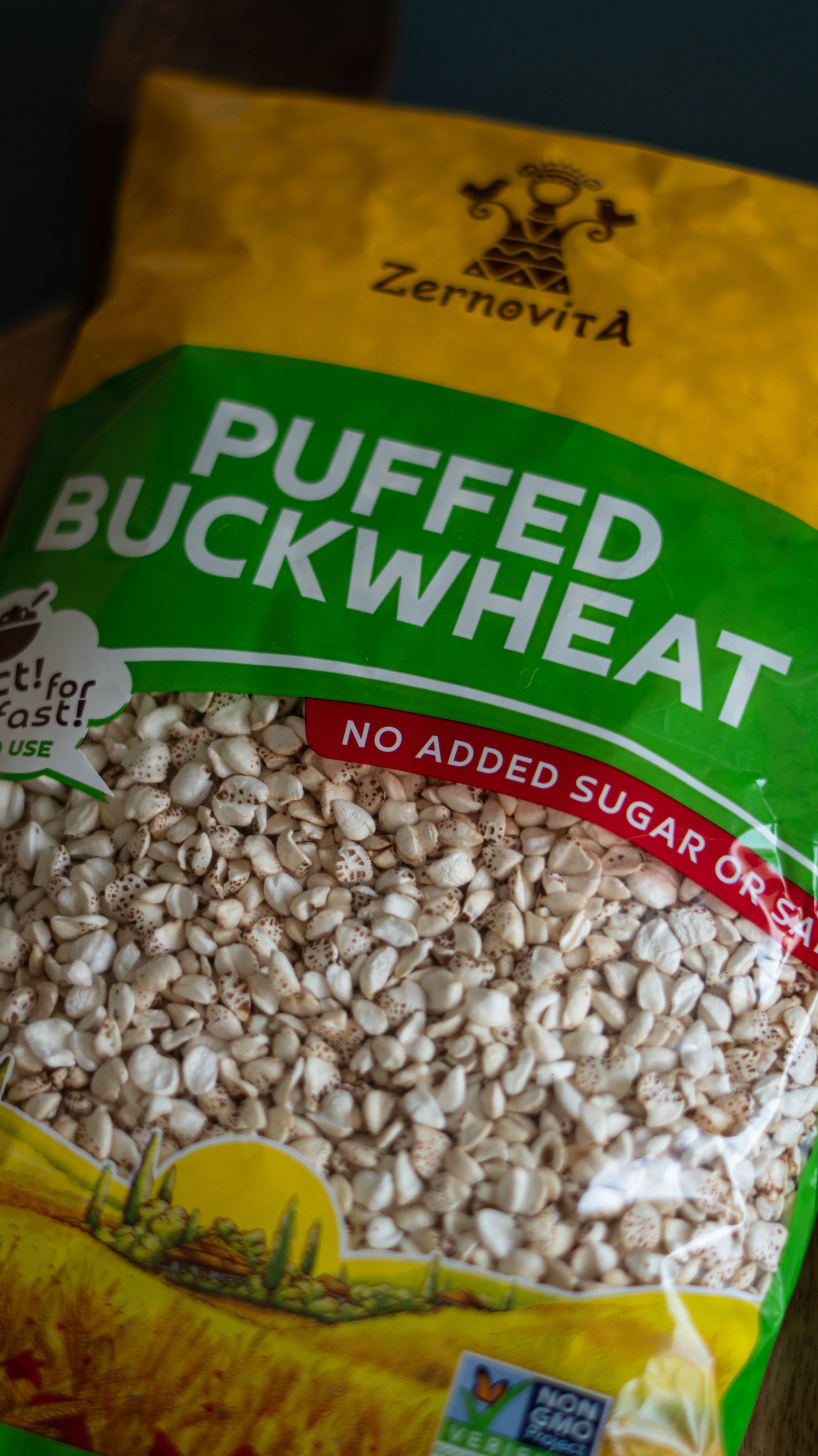 Zernovita Puffed Buckwheat 170g, (6oz)
