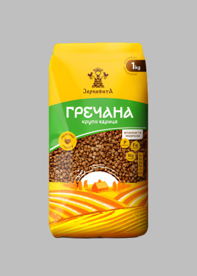 Zernovita Buckwheat Groats, Premium Quality, 2.2lb, 1kg, Гречана крупа, Гречка в США