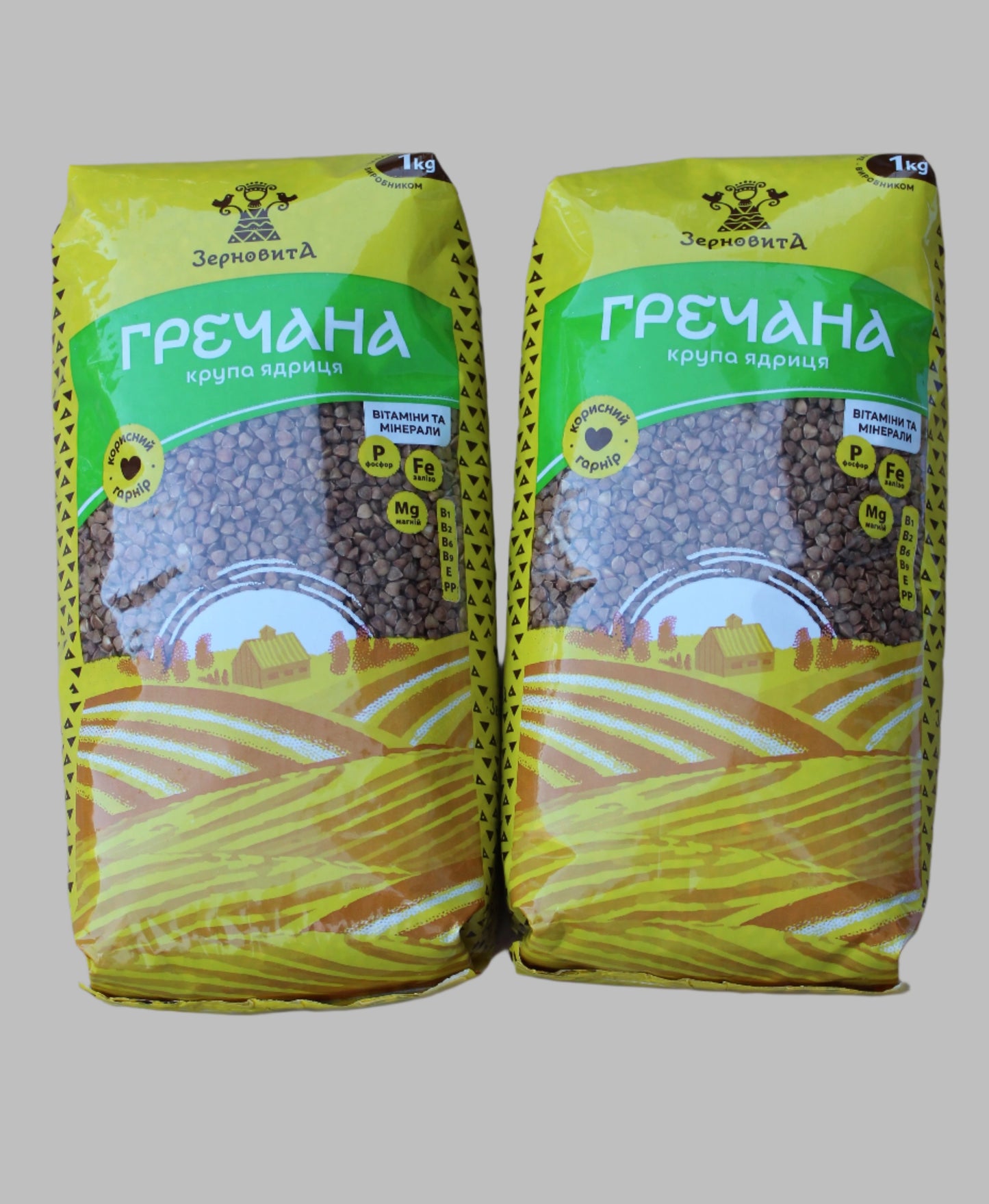 Zernovita Buckwheat Groats, Premium Quality, 2.2lb, 1kg, Гречана крупа, Гречка в США