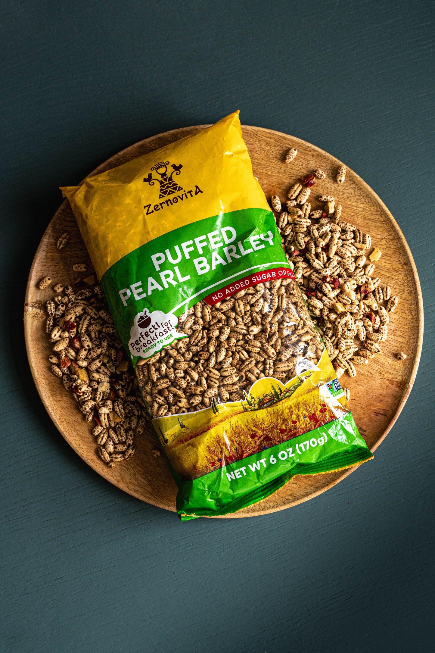 Zernovita Puffed Pearl Barley 170g, (6oz)