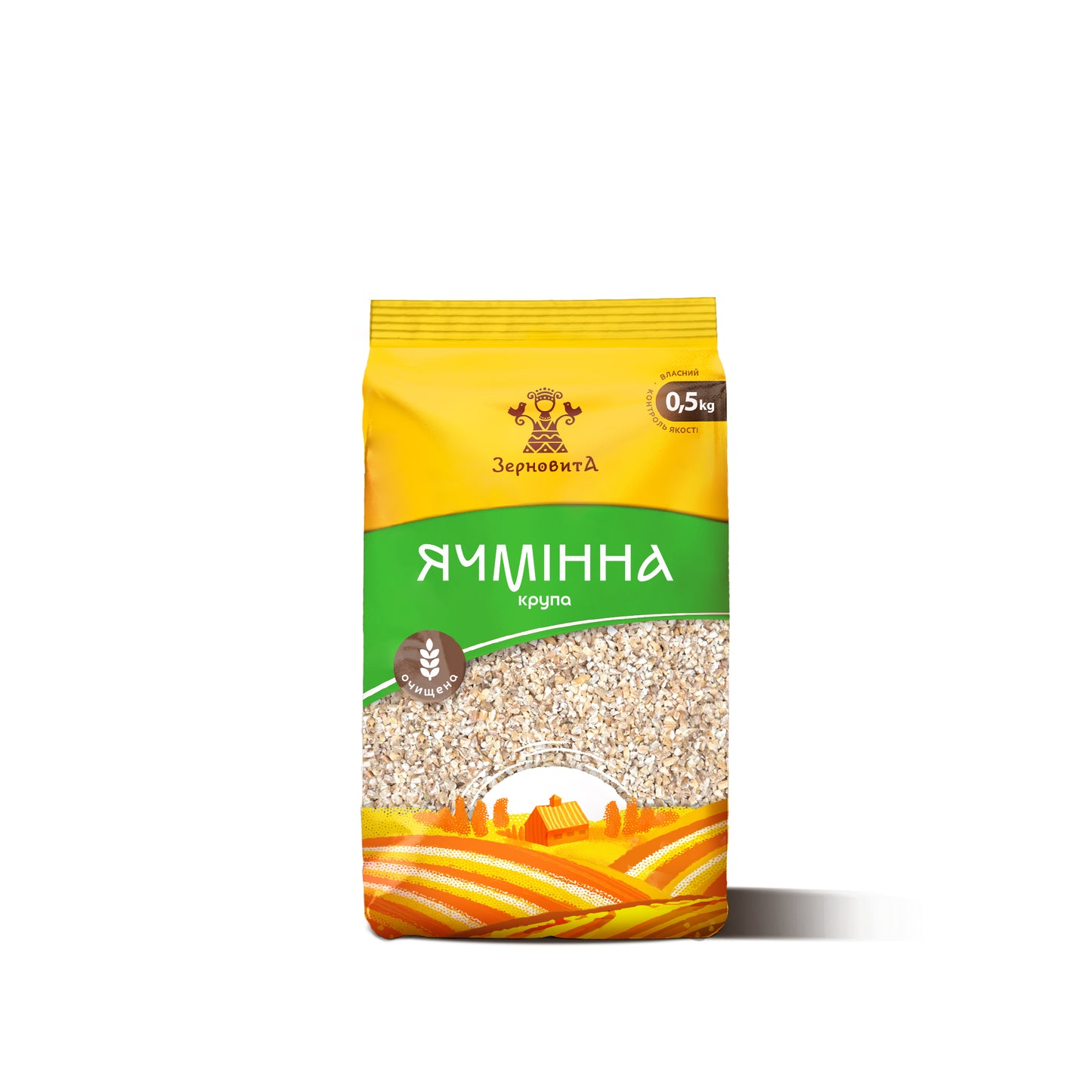 Zernovita Barley Groats, (1.1lb-0.5kg), Ячмінна крупа, Non-GMO